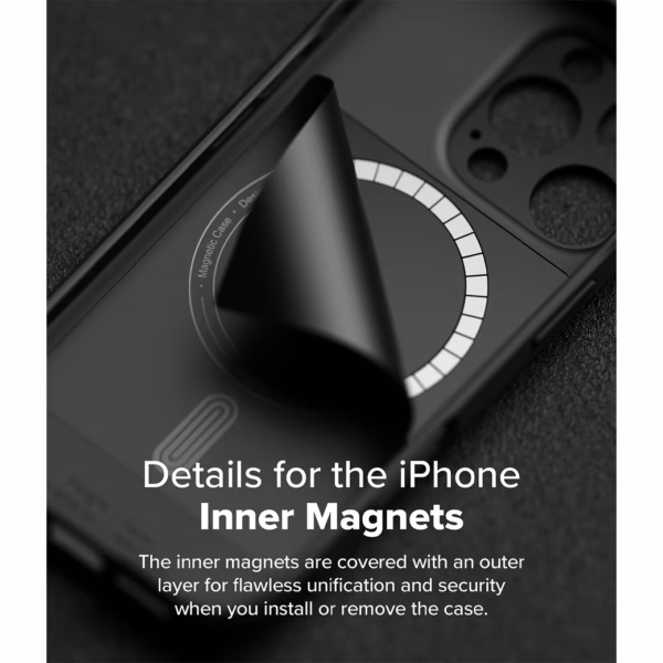 Ringke รุ่น Onyx Magnetic - เคส iPhone 16 Pro - ลาย Camo Black