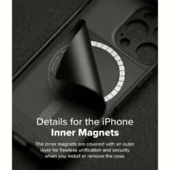 Ringke รุ่น Onyx Magnetic - เคส iPhone 16 Pro - ลาย Camo Black