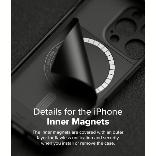 Ringke รุ่น Onyx Magnetic - เคส iPhone 16 Pro - ลาย Camo Black - Image 5