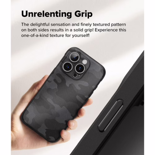 Ringke รุ่น Onyx Magnetic - เคส iPhone 16 Pro - ลาย Camo Black
