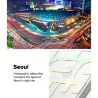 Ringke รุ่น Fusion Design - เคส iPhone 16 Plus - ลาย Seoul