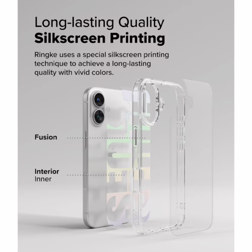 Ringke รุ่น Fusion Design - เคส iPhone 16 Plus - ลาย Seoul