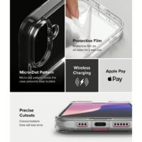 Ringke รุ่น Fusion Card - เคส iPhone 16 Plus - สี Clear