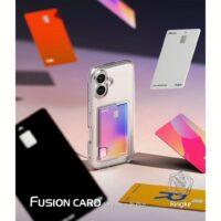 Ringke รุ่น Fusion Card - เคส iPhone 16 Plus - สี Clear