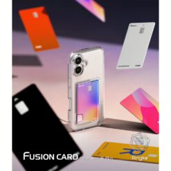 Ringke รุ่น Fusion Card - เคส iPhone 16 Plus - สี Clear