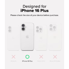 Ringke รุ่น Fusion Card - เคส iPhone 16 Plus - สี Clear