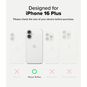 Ringke รุ่น Fusion Card - เคส iPhone 16 Plus - สี Clear