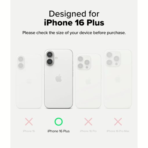 Ringke รุ่น Fusion Card - เคส iPhone 16 Plus - สี Clear - Image 3