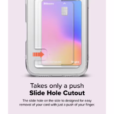 Ringke รุ่น Fusion Card - เคส iPhone 16 Plus - สี Clear