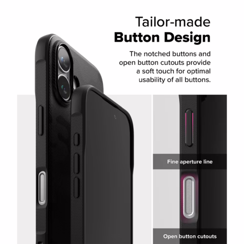 Ringke รุ่น Onyx Design - เคส iPhone 16 Plus - ลาย Camo Black