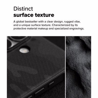 Ringke รุ่น Onyx Design - เคส iPhone 16 Plus - ลาย Camo Black