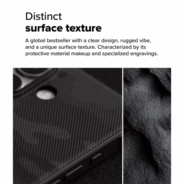 Ringke รุ่น Onyx Design - เคส iPhone 16 Plus - ลาย Camo Black