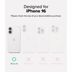 Ringke รุ่น Fusion Card - เคส iPhone 16 - สี Clear