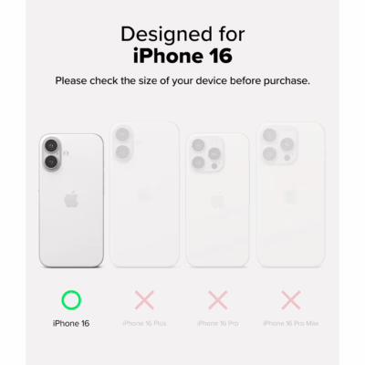 Ringke รุ่น Fusion Card - เคส iPhone 16 - สี Clear