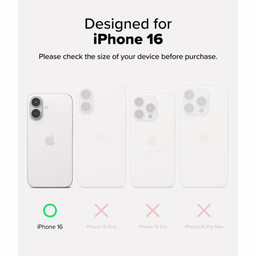 Ringke รุ่น Fusion Card - เคส iPhone 16 - สี Clear