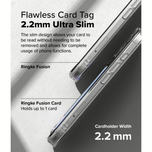 Ringke รุ่น Fusion Card - เคส iPhone 16 - สี Clear - Image 6
