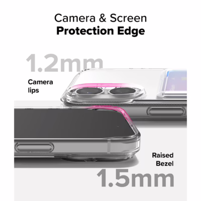 Ringke รุ่น Fusion Card - เคส iPhone 16 - สี Clear