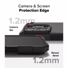 Ringke รุ่น Rugged Gear Magnetic - เคส iPhone 16 Pro Max - สี Black