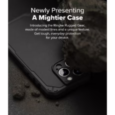 Ringke รุ่น Rugged Gear Magnetic - เคส iPhone 16 Pro Max - สี Black