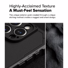 Ringke รุ่น Rugged Gear Magnetic - เคส iPhone 16 Pro Max - สี Black