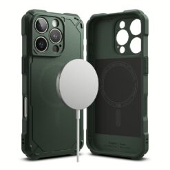 Ringke รุ่น Rugged Gear Magnetic - เคส iPhone 16 Pro Max - สี Dark Green
