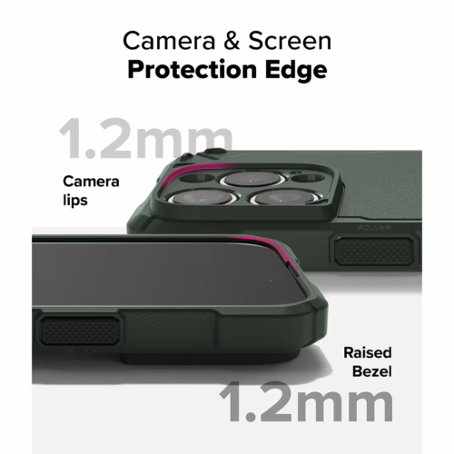 Ringke รุ่น Rugged Gear Magnetic - เคส iPhone 16 Pro Max - สี Dark Green