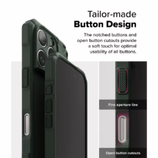 Ringke รุ่น Rugged Gear Magnetic - เคส iPhone 16 Pro Max - สี Dark Green