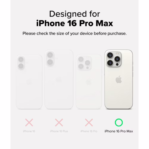 Ringke รุ่น Rugged Gear Magnetic - เคส iPhone 16 Pro Max - สี Dark Green