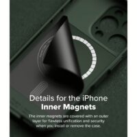 Ringke รุ่น Rugged Gear Magnetic - เคส iPhone 16 Pro Max - สี Dark Green