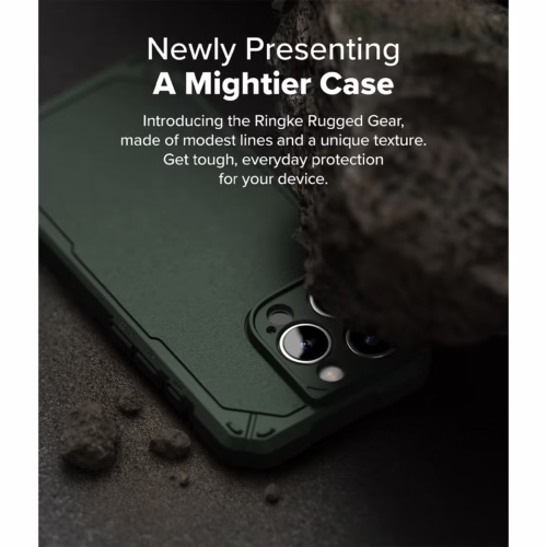 Ringke รุ่น Rugged Gear Magnetic - เคส iPhone 16 Pro Max - สี Dark Green