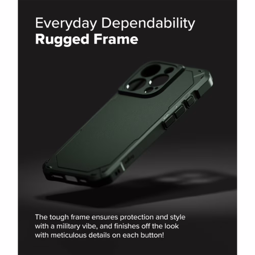 Ringke รุ่น Rugged Gear Magnetic - เคส iPhone 16 Pro Max - สี Dark Green