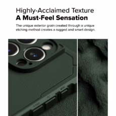 Ringke รุ่น Rugged Gear Magnetic - เคส iPhone 16 Pro Max - สี Dark Green