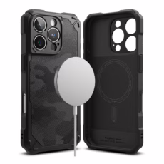 Ringke รุ่น Rugged Gear Magnetic - เคส iPhone 16 Pro Max - สี Camo Black