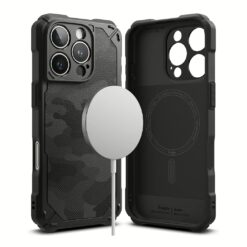 Ringke รุ่น Rugged Gear Magnetic - เคส iPhone 16 Pro Max - สี Camo Black