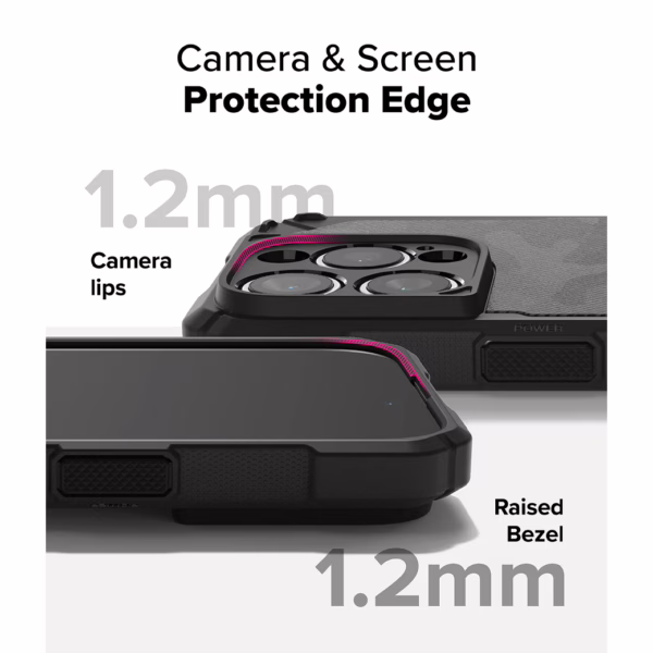Ringke รุ่น Rugged Gear Magnetic - เคส iPhone 16 Pro Max - สี Camo Black