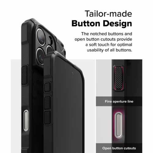Ringke รุ่น Rugged Gear Magnetic - เคส iPhone 16 Pro Max - สี Camo Black