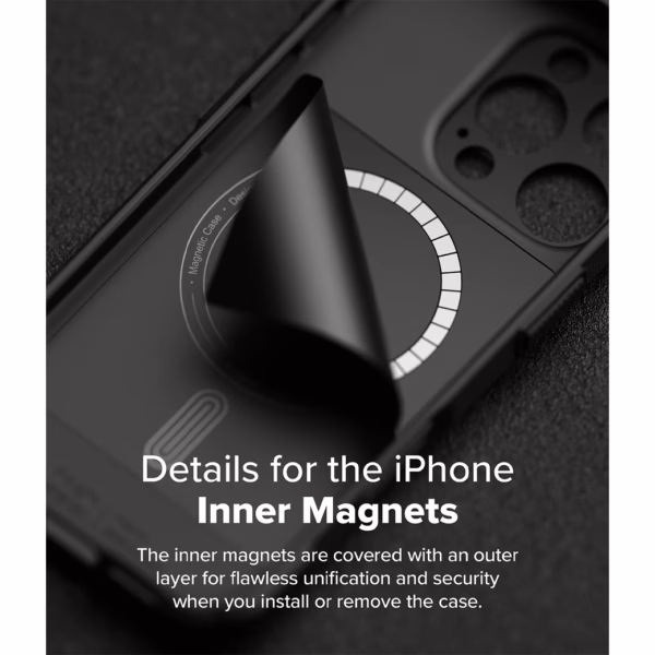 Ringke รุ่น Rugged Gear Magnetic - เคส iPhone 16 Pro Max - สี Camo Black