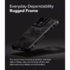 Ringke รุ่น Rugged Gear Magnetic - เคส iPhone 16 Pro Max - สี Camo Black