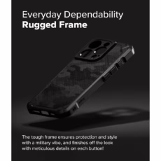 Ringke รุ่น Rugged Gear Magnetic - เคส iPhone 16 Pro Max - สี Camo Black