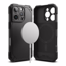 Ringke รุ่น Rugged Gear Magnetic - เคส iPhone 16 Pro - สี Black