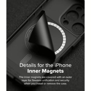 Ringke รุ่น Rugged Gear Magnetic - เคส iPhone 16 Pro - สี Black