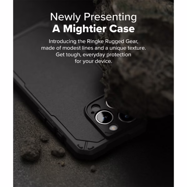 Ringke รุ่น Rugged Gear Magnetic - เคส iPhone 16 Pro - สี Black