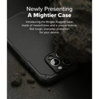 Ringke รุ่น Rugged Gear Magnetic - เคส iPhone 16 Pro - สี Black