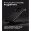 Ringke รุ่น Rugged Gear Magnetic - เคส iPhone 16 Pro - สี Black