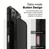 Ringke รุ่น Rugged Gear Magnetic - เคส iPhone 16 Pro - สี Camo Black