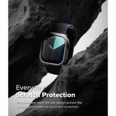 Ringke รุ่น Slim - เคส Apple Watch 10 (42mm) - สี Clear (1P) + สี Light Gray (1P) (แพ็ค 2 ชิ้น)