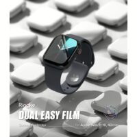 Ringke รุ่น Dual Easy - ฟิล์มกันรอย Apple Watch 10 (42mm) - แพ็ค 3 ชิ้น