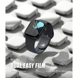 Ringke รุ่น Dual Easy - ฟิล์มกันรอย Apple Watch 10 (42mm) - แพ็ค 3 ชิ้น 12 Ringke รุ่น Dual Easy - ฟิล์มกันรอย Apple Watch 10 (42mm) - แพ็ค 3 ชิ้น