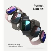 Ringke รุ่น Slim - เคส Apple Watch 10 (46mm) - สี Clear (1P) + สี Matte Black (1P) (แพ็ค 2 ชิ้น)