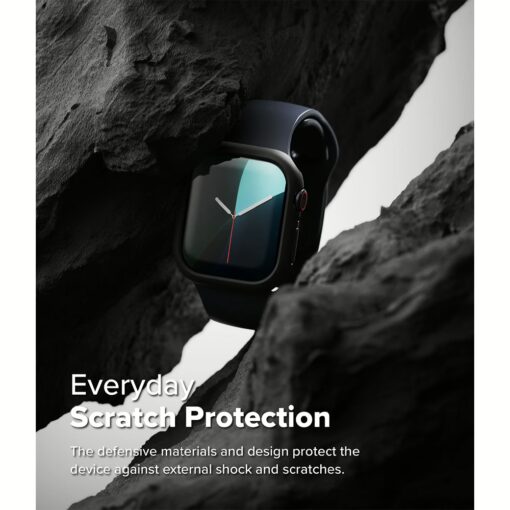 Ringke รุ่น Slim - เคส Apple Watch 10 (46mm) - สี Clear (1P) + สี Matte Black (1P) (แพ็ค 2 ชิ้น) - Image 6